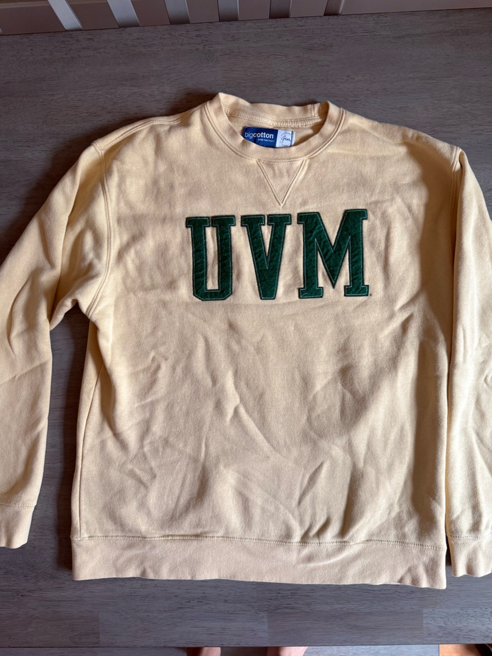 UVM crew neck sweatshirt